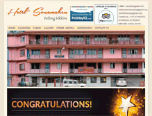 Tablet Screenshot of hotelsonamchenpelling.com